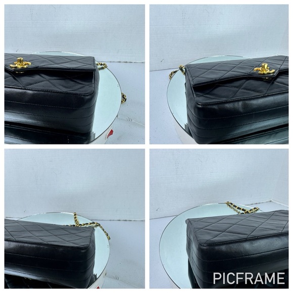 CHANEL CC SINGLE FLAP LEATHER CHAIN BAG - Picture 4 of 8